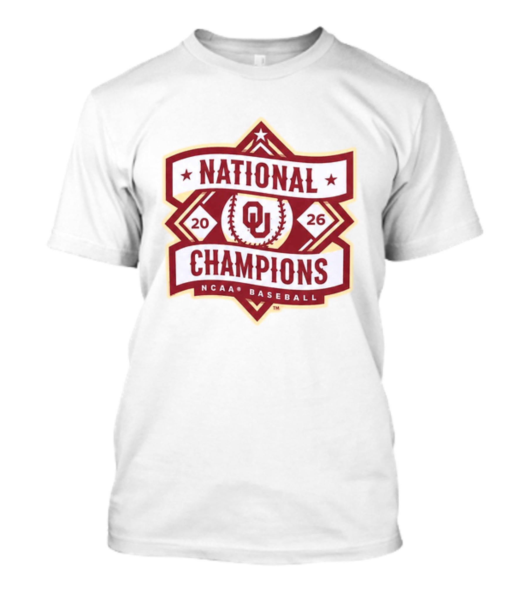 Oklahoma Sooners 2026 National Champions NCAA Baseball T-Shirt