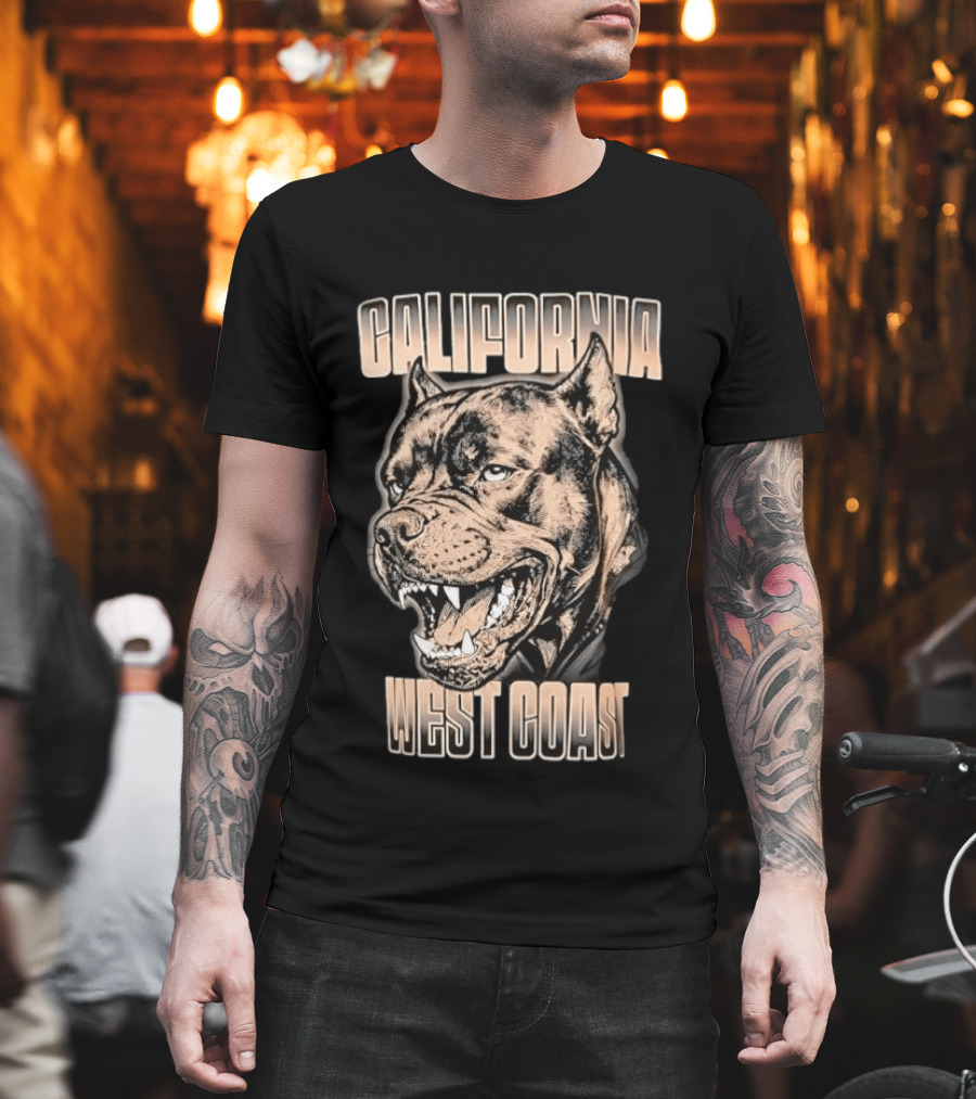 California West Coast Pit Bull T-Shirt