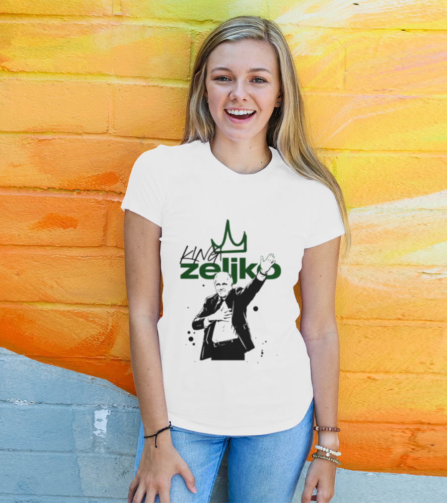 King Zeliko Regal Gesture With Crown T-Shirt