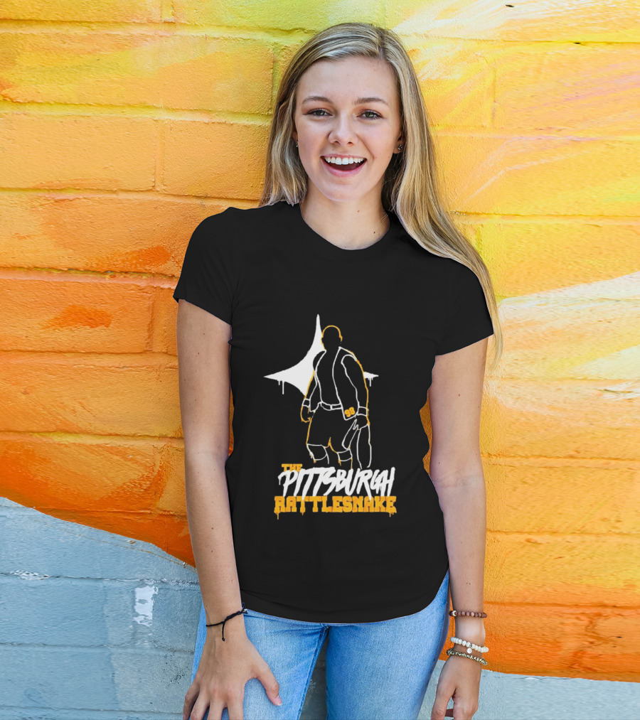 Steve Austin Pittsburgh Steelers The Pittsburgh Rattlesnake 98 T-Shirt