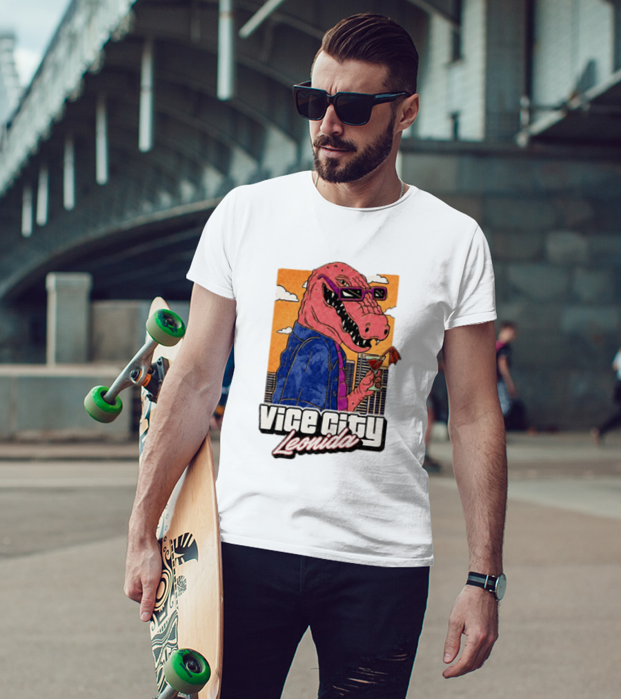 Grand Theft Auto VI GTA 6 Vice City Leonida Alligator Martini T-Shirt