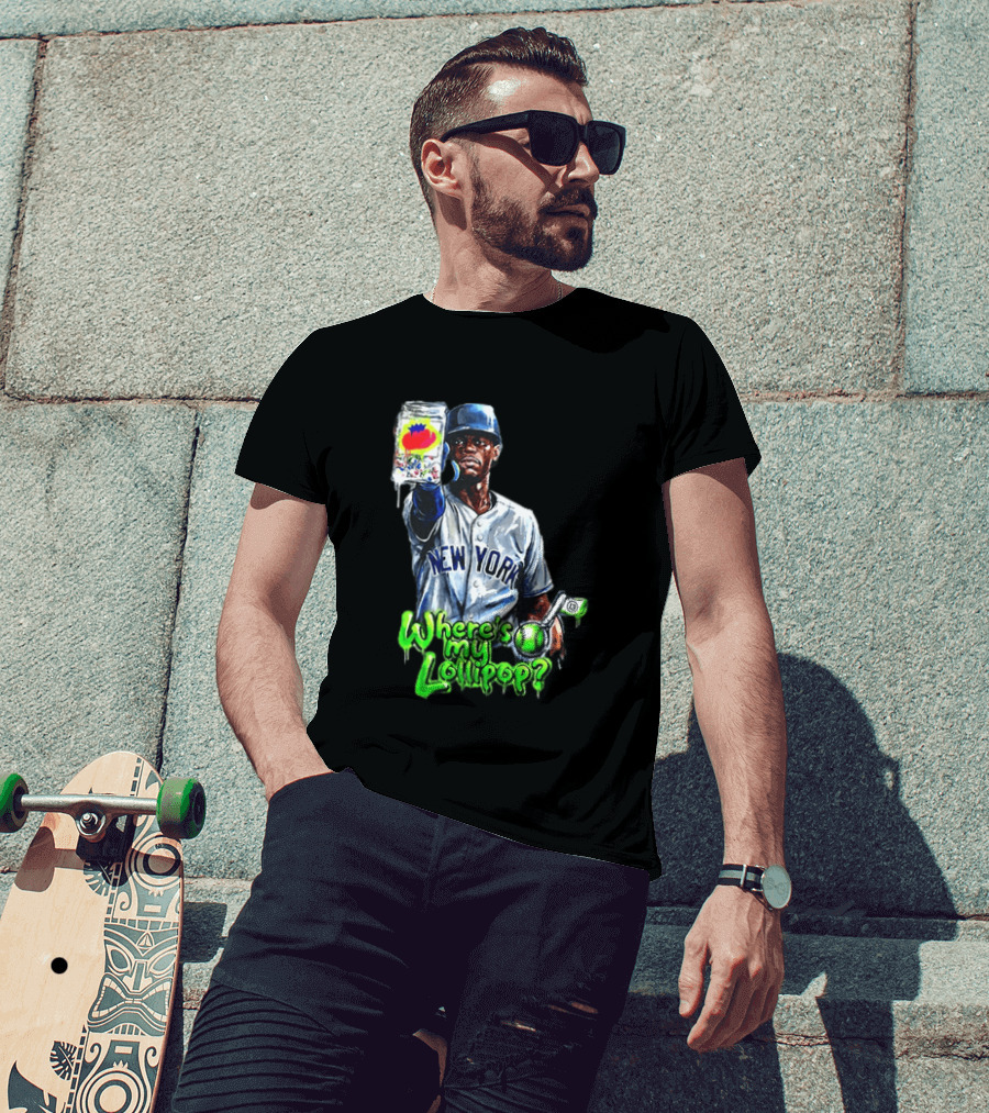 New York Mets Curtis Granderson Where's My Lollipop T-Shirt