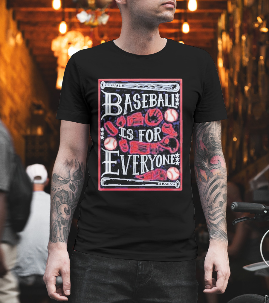 Detroit Tigers 2026 Baseball Is For Everyone Inclusivity And Diversity T-Shirt