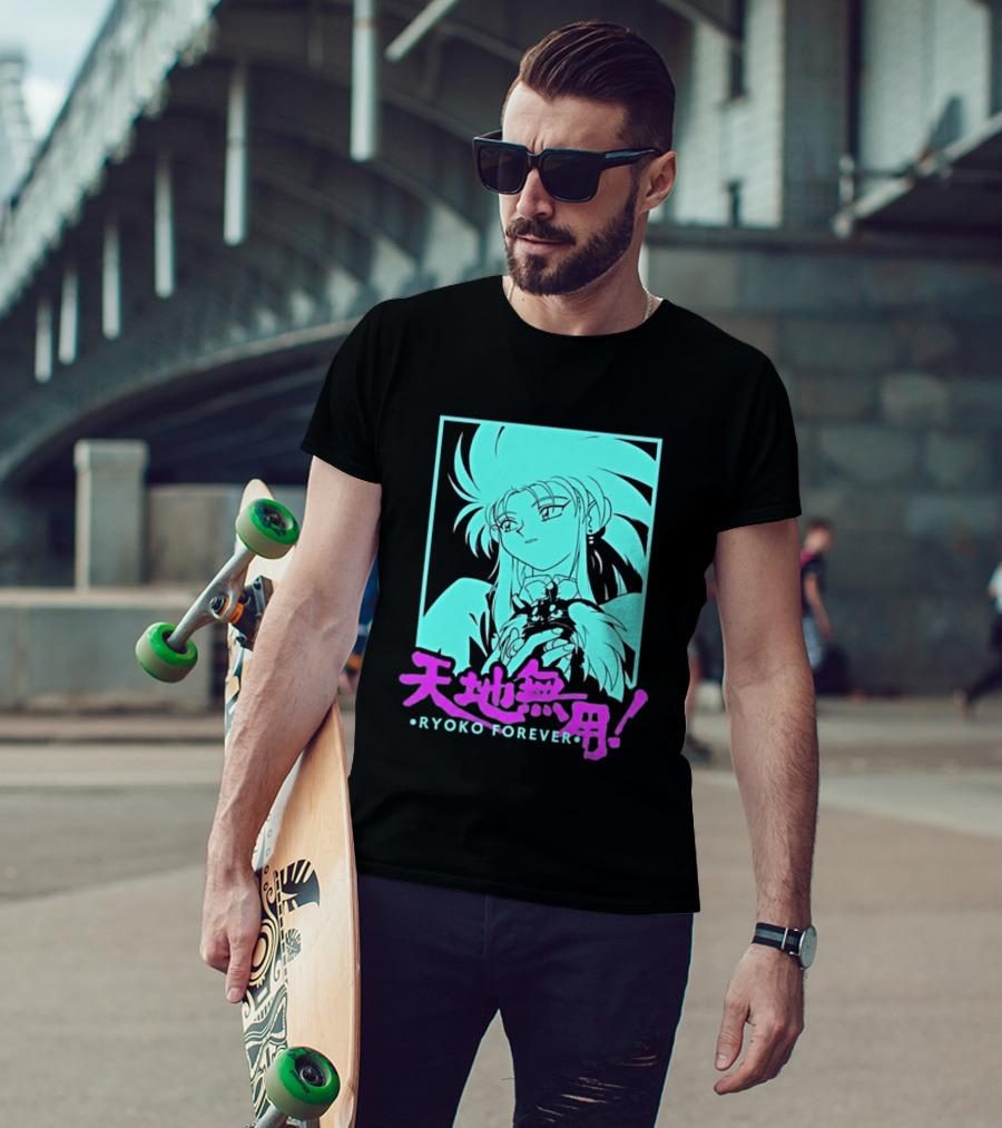 Tenchi Muyo Ryoko Forever Anime Character Illustration Gaming T-Shirt