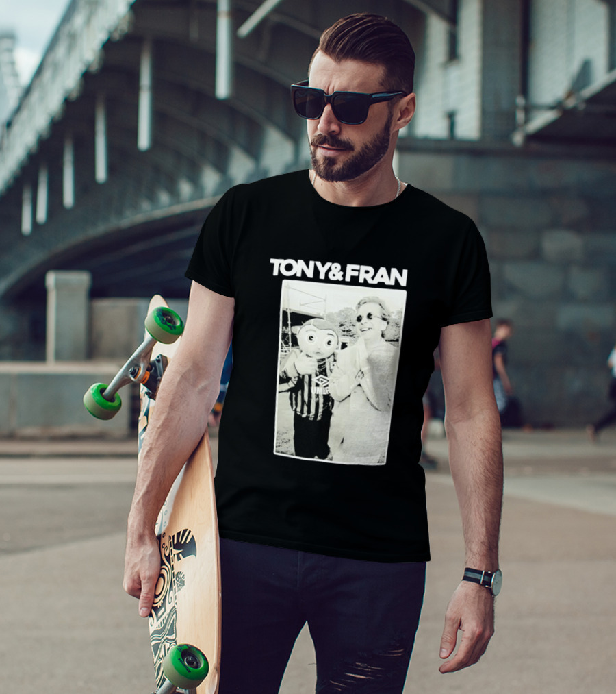 TONY & FRAN Frank Sidebottom Umbro Motif T-Shirt