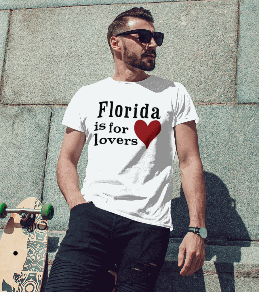 Florida Is For Lovers Heart T-Shirt