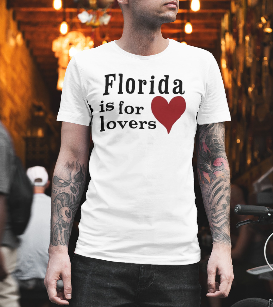Florida Is For Lovers Heart T-Shirt