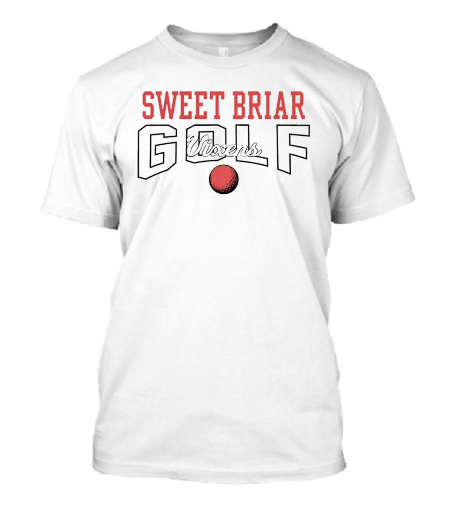 Sweet Briar College Vixens Golf NCAA Team Spirit T-Shirt