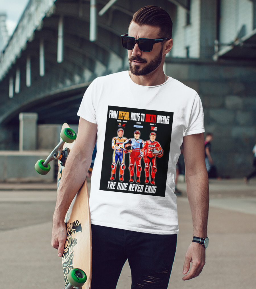 From Repsol To Ducati 2013 2025 MotoGP Journey T-Shirt