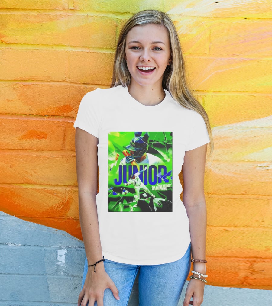 Junior Caminero Tampa Bay Rays La Maxima Baseball Legend T-Shirt