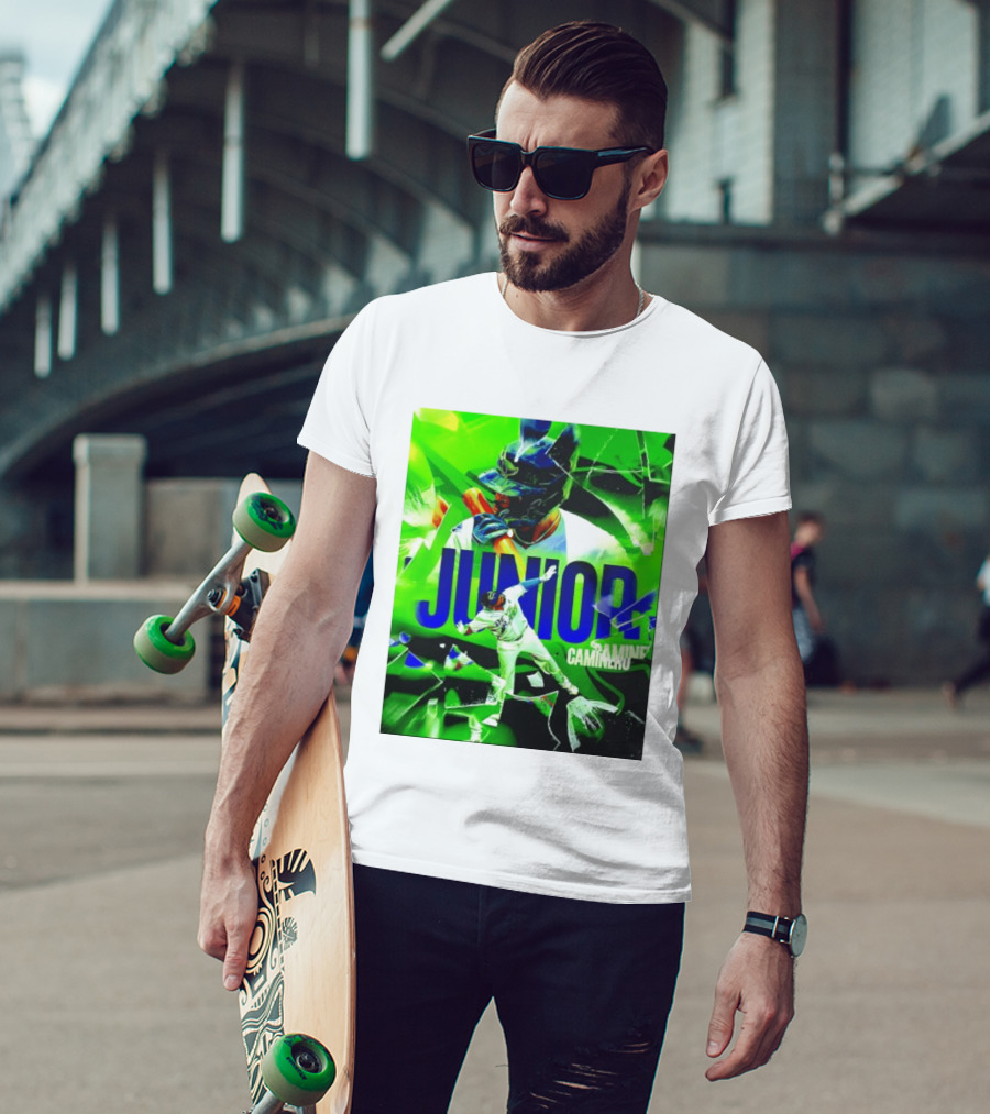 Junior Caminero Tampa Bay Rays La Maxima Baseball Legend T-Shirt