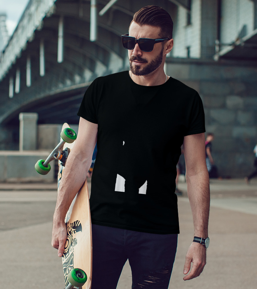 Bad Bunny Bunny Face Split Sunglasses T-Shirt