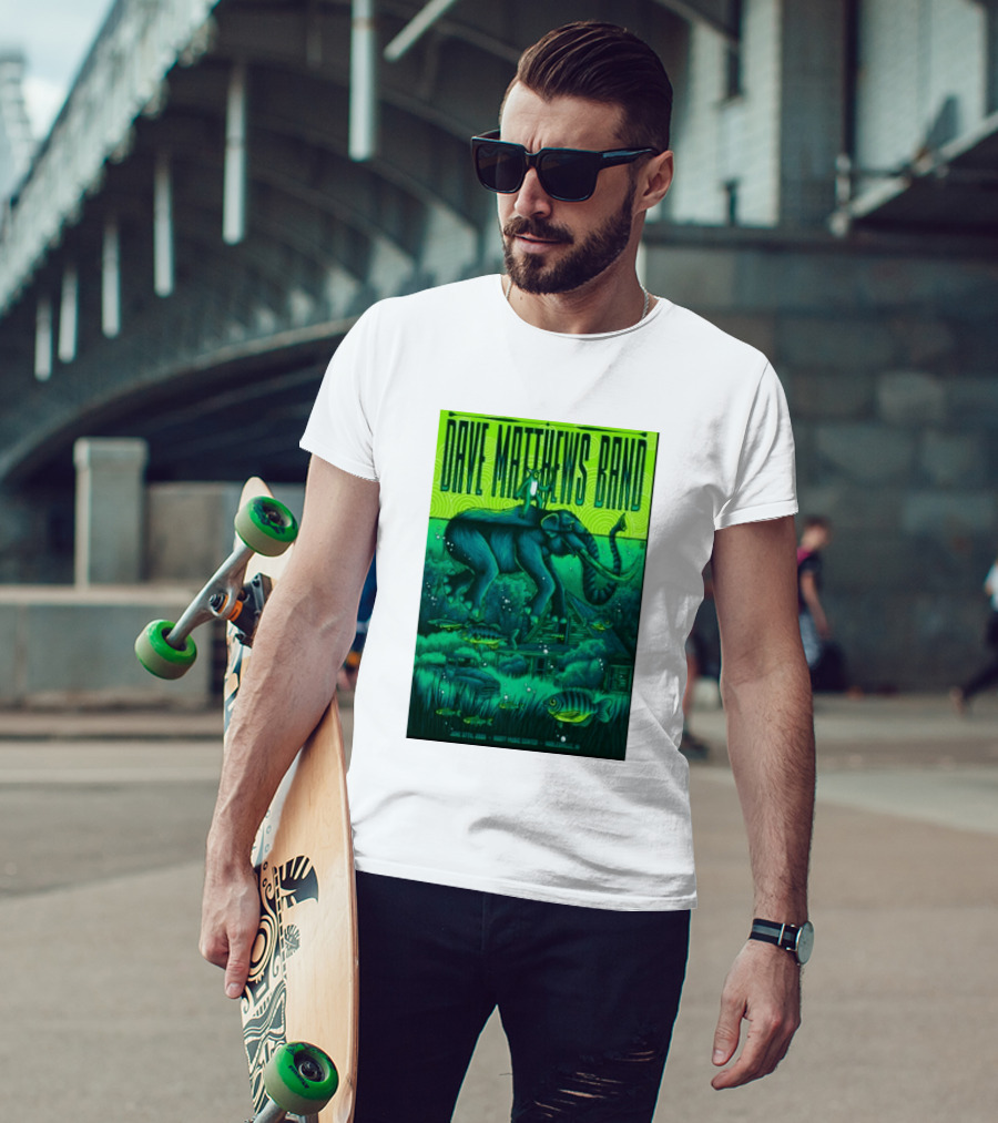 Dave Matthews Band Noblesville IN June 27 2026 Frog Elephant Lillypad Dreamscape T-Shirt