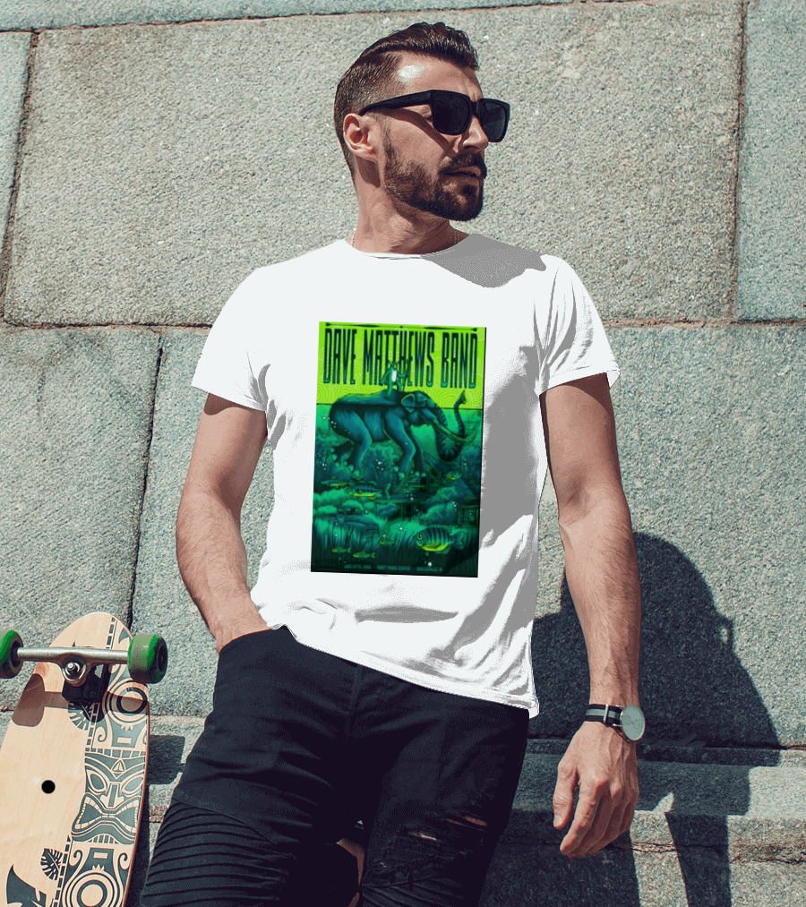 Dave Matthews Band Noblesville IN June 27 2026 Frog Elephant Lillypad Dreamscape T-Shirt