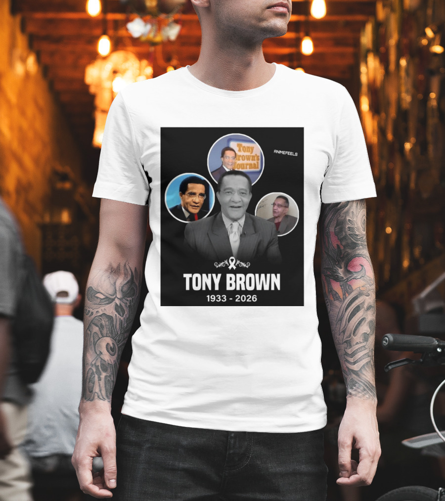 Tony Brown's Journal 1933 2026 ANIMEFEELS T-Shirt