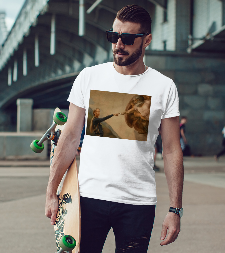 Creation Of Adam Indiana Fever Basketball Player T-Shirt