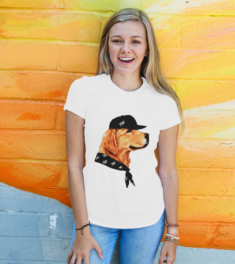 Ashton Kutcher Good Boy Dog Cap Bandana T-Shirt