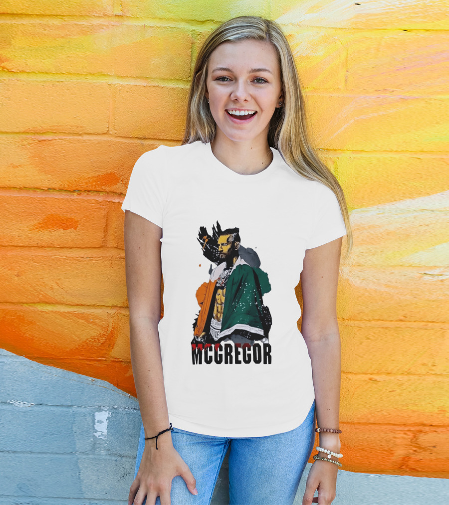 McGregor Irish Flag Warrior In The Cage T-Shirt