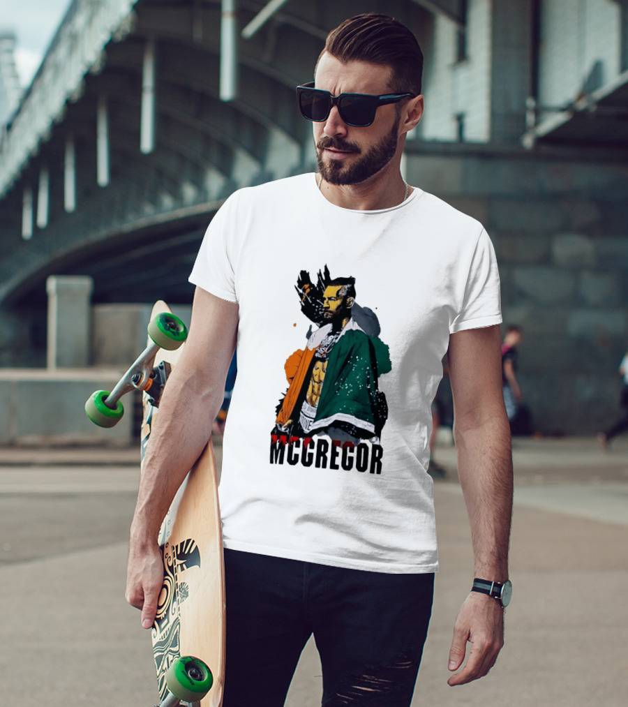 McGregor Irish Flag Warrior In The Cage T-Shirt