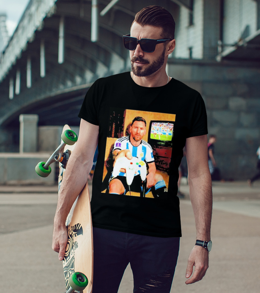 Argentina National Team Icon Lionel Messi Gaming Experience T-Shirt