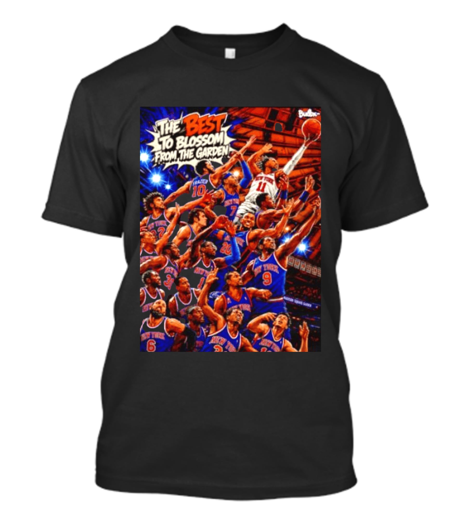 New York Knicks The Best To Blossom From The Garden Walt Frazier Carmelo Anthony Jalen Brunson T-Shirt