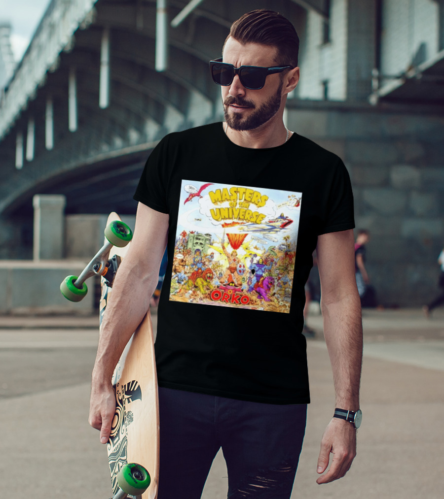 He Man Skeletal Orko Masters Of The Universe Vintage Comic Scene T-Shirt
