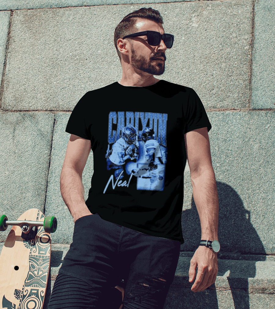 Carlyun Neal Alabama Crimson Tide Football Player Action Collage T-Shirt