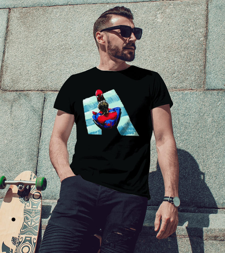 Spider Man Peter Parker Marvel Cinematic Universe Dual Perspective T-Shirt