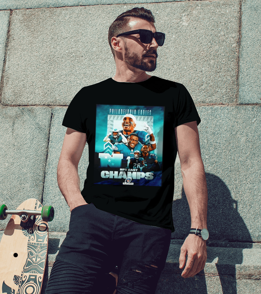 Philadelphia Eagles NFC East Champs 2022 Playoffs T-Shirt