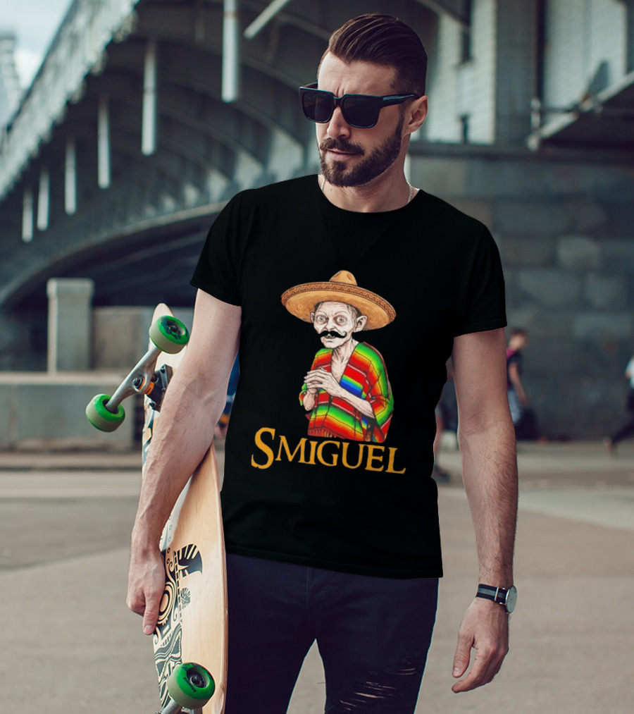 Smiguel Gollum Sombrero Rainbow Poncho T-Shirt