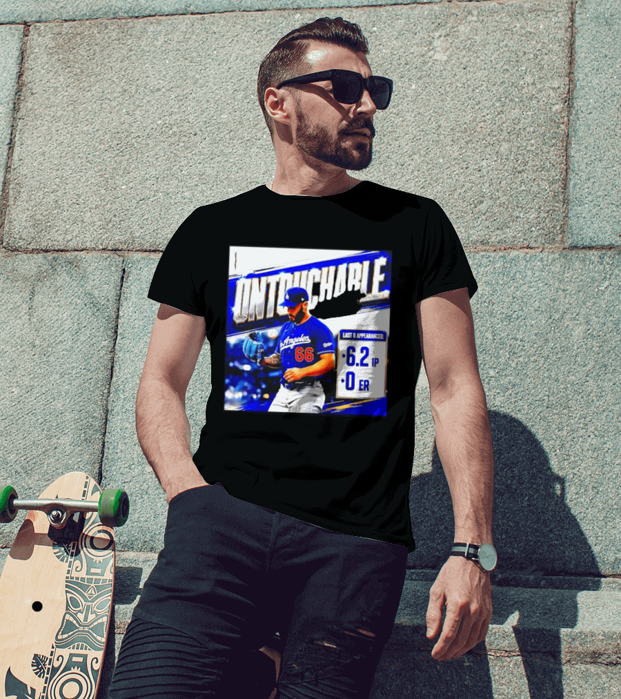 Los Angeles 66 Untouchable Last 6 Appearances 6.2IP 0ER T-Shirt
