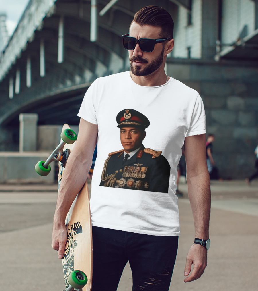 Kylian Mbappe Military Uniform Meme T-Shirt