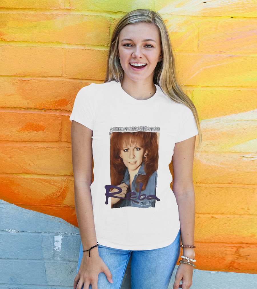 Hilary Duff Wearing Reba McEntire 1990s Denim Outfit T-Shirt