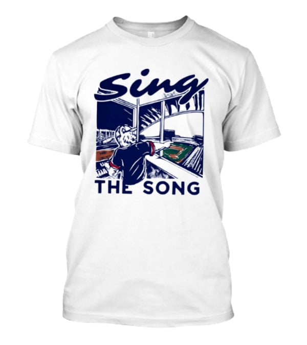 Sing The Song Chicago Cubs Clark The Cub Baseball Stadium Music T-Shirt