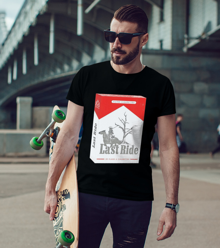 Last Ride Cowboy Dead Tree Filter Cigarettes 20 Class A T-Shirt