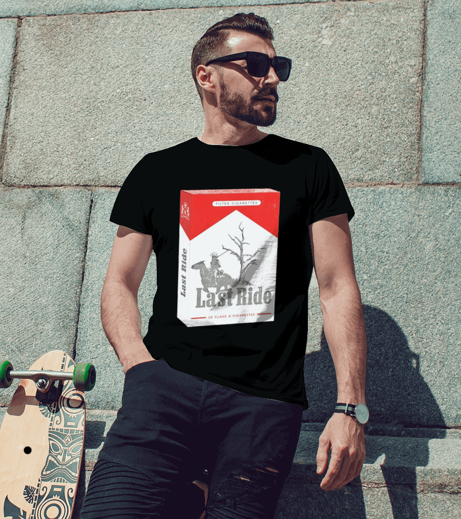 Last Ride Cowboy Dead Tree Filter Cigarettes 20 Class A T-Shirt