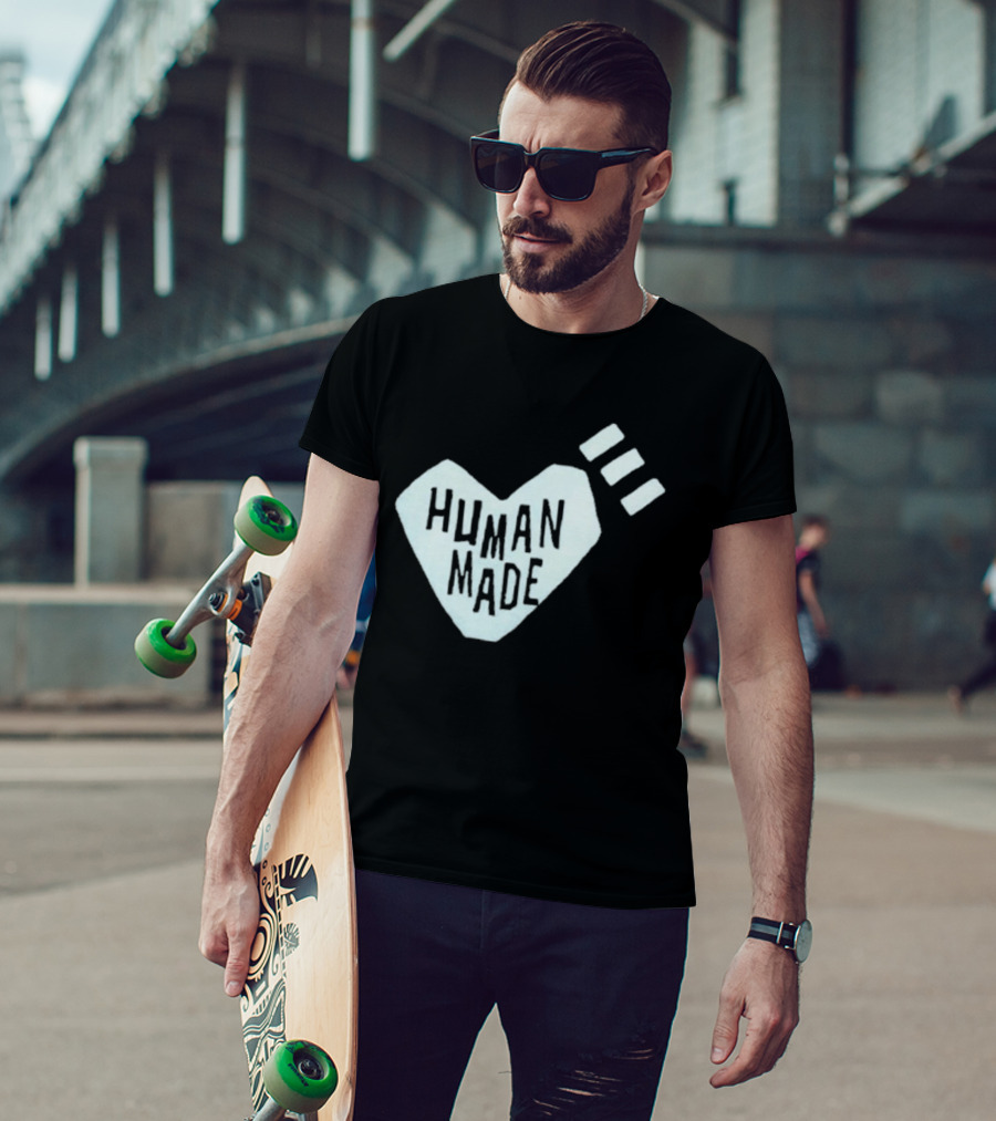 Ningensei Aizome Heart Human Made T-Shirt