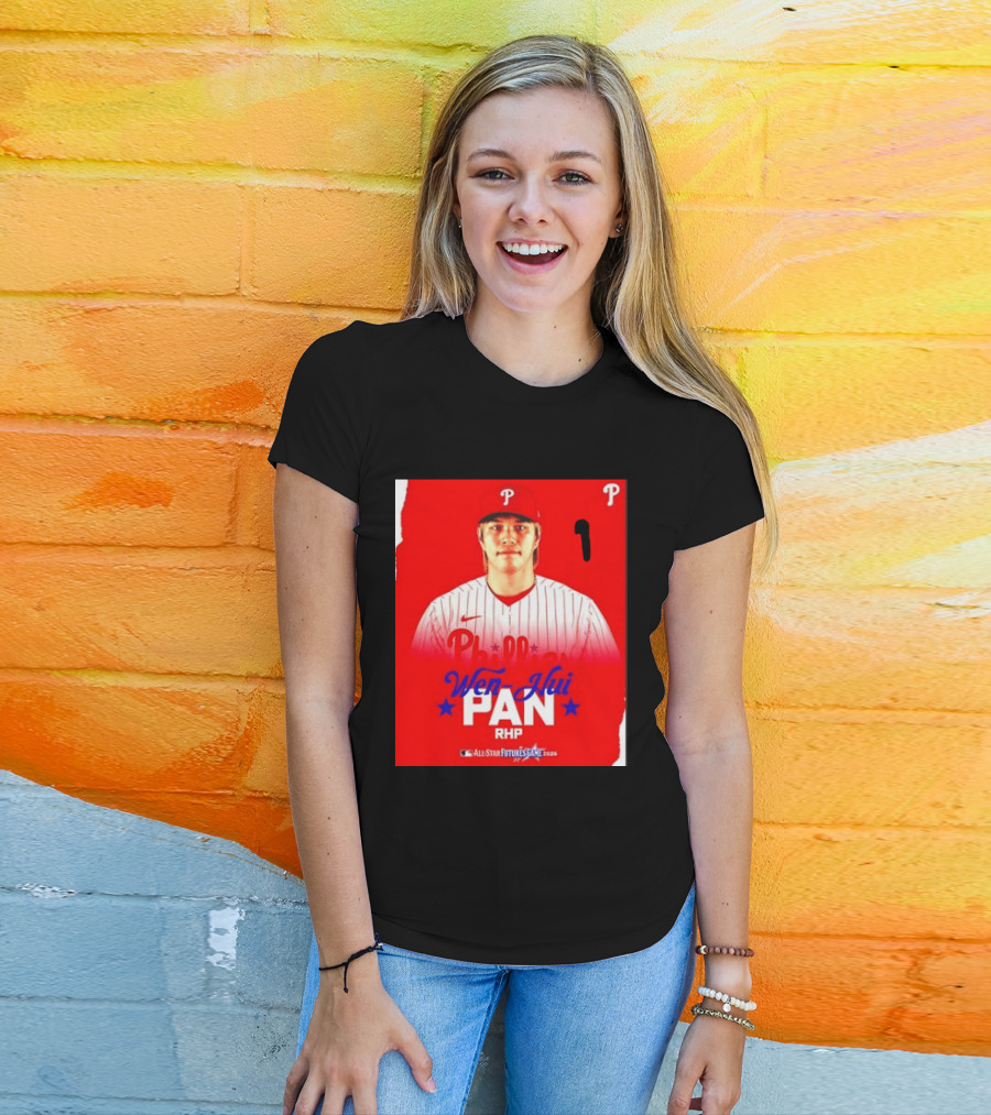 Wen Hui Pan Philadelphia Phillies RHP 2026 MLB All Star Futures Game T-Shirt