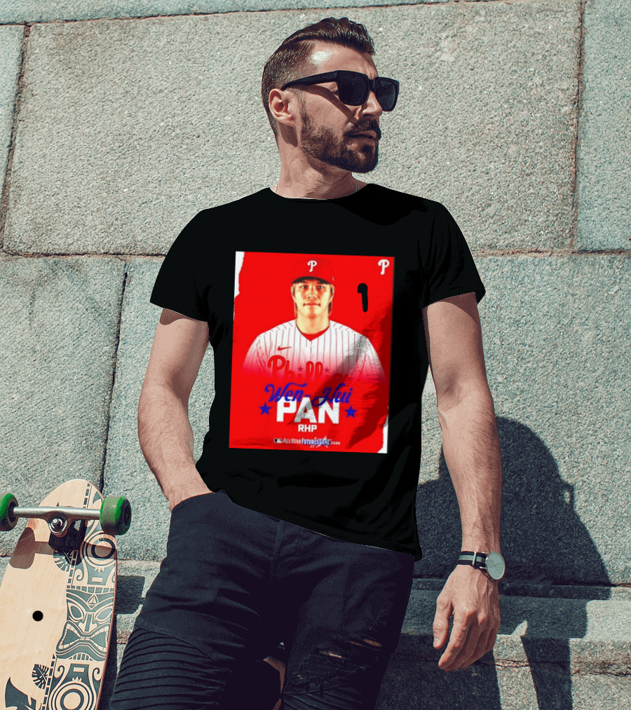 Wen Hui Pan Philadelphia Phillies RHP 2026 MLB All Star Futures Game T-Shirt