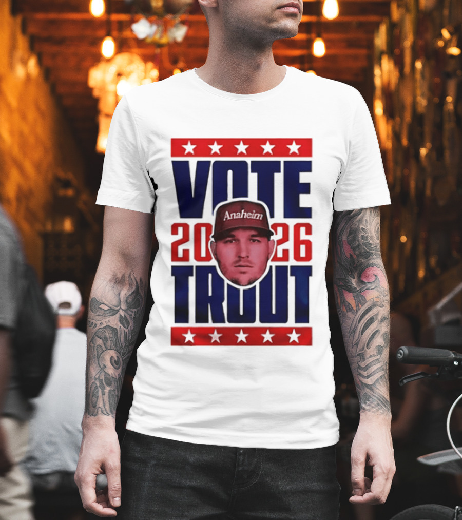Vote Mike Trout Los Angeles Angels 2026 T-Shirt