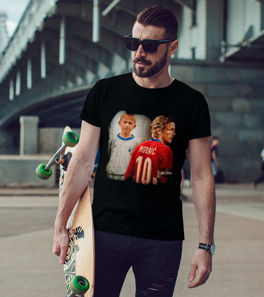 Luka Modrić Croatia National Team The Last Dance Young Modrić 10 T-Shirt