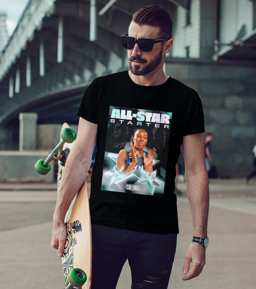WNBA Minnesota Lynx All Star Starter Basketball Player T-Shirt