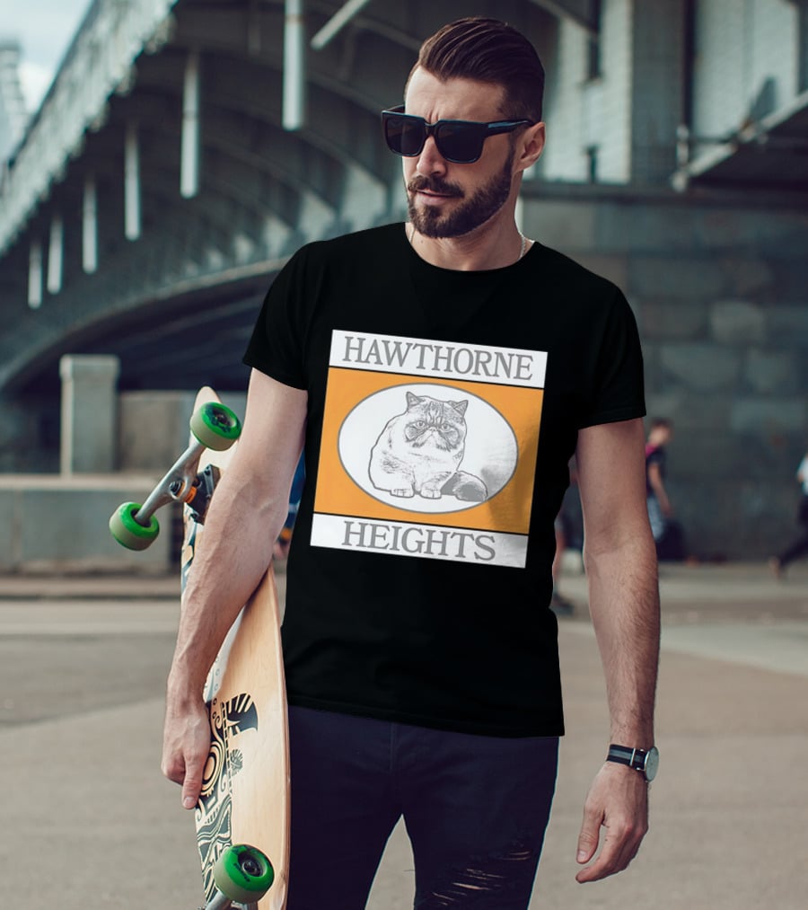 Hawthorne Heights Victorious Kitty Emo Band Feline T-Shirt