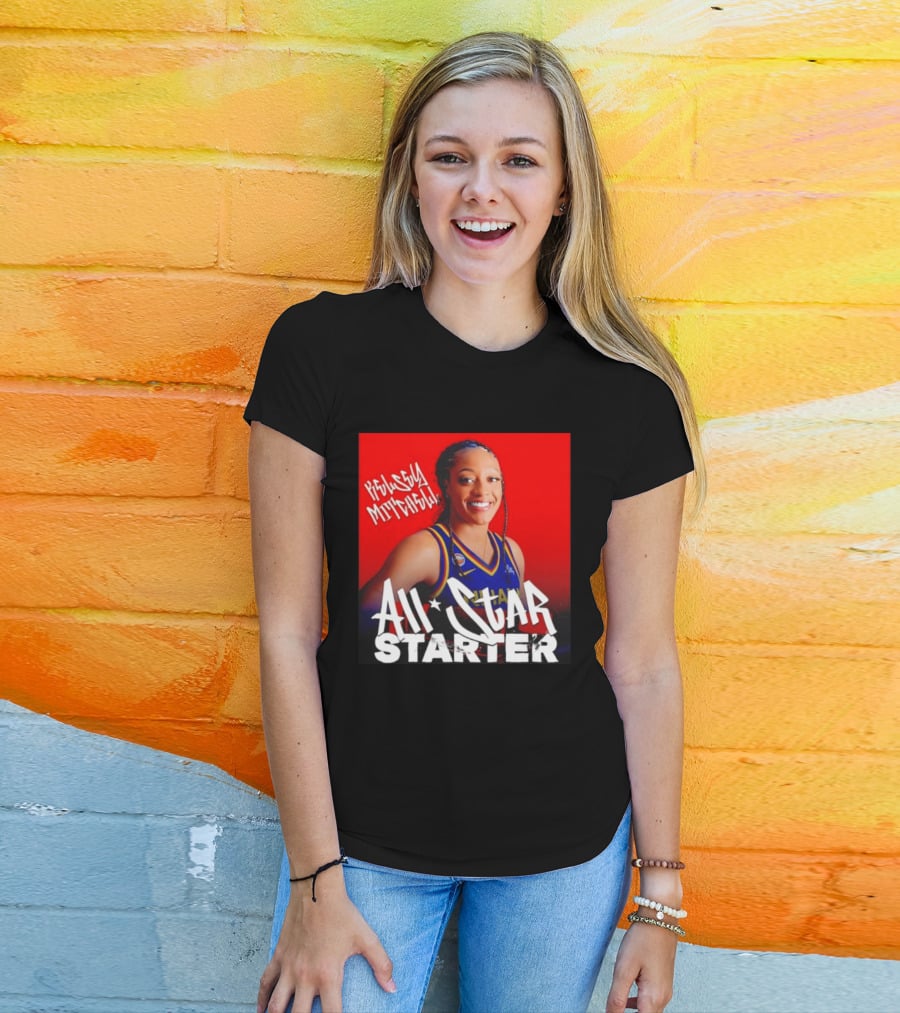 Kelsey Mitchell Indiana Fever All Star Starter Basketball T-Shirt