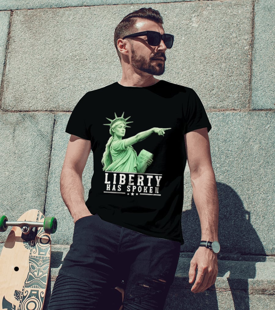Liberty Has Spoken Statue Of Liberty Sophie Cunningham Pointing Don't You Point At Me T-Shirt