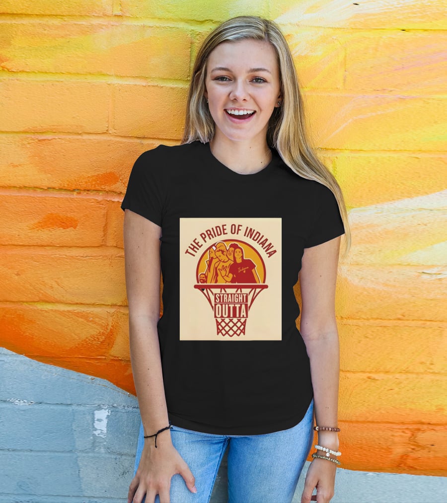 The Pride Of Indiana Straight Outta WNBA Basketball 2026 T-Shirt