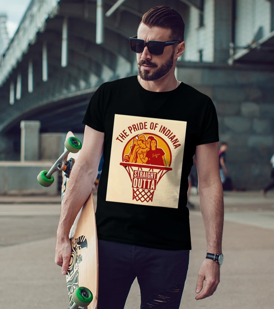 The Pride Of Indiana Straight Outta WNBA Basketball 2026 T-Shirt