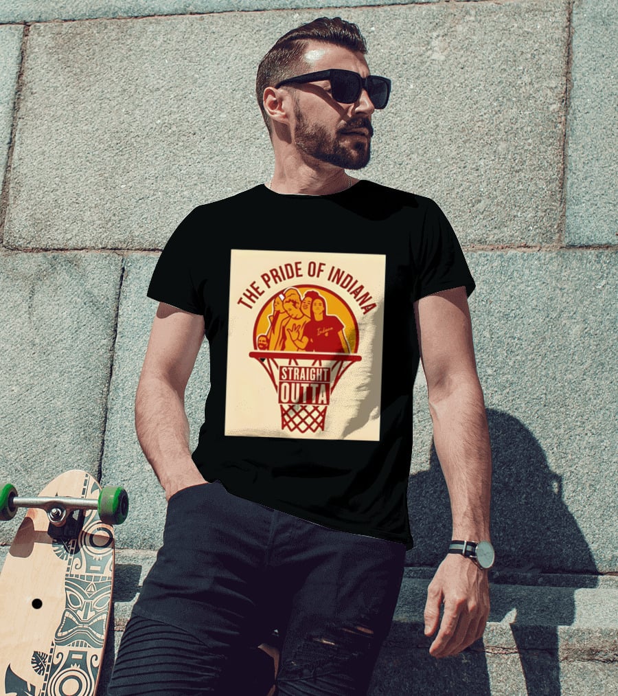 The Pride Of Indiana Straight Outta WNBA Basketball 2026 T-Shirt