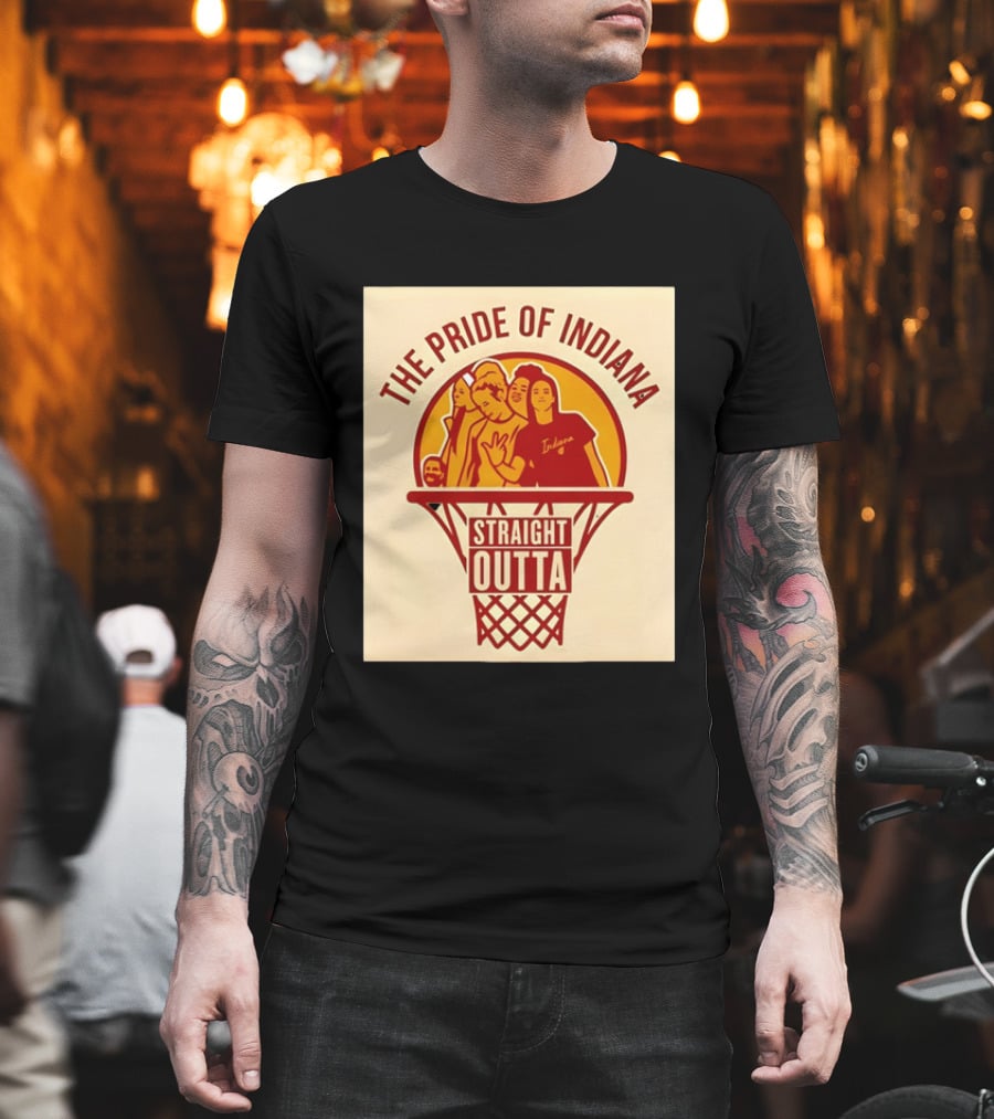 The Pride Of Indiana Straight Outta WNBA Basketball 2026 T-Shirt