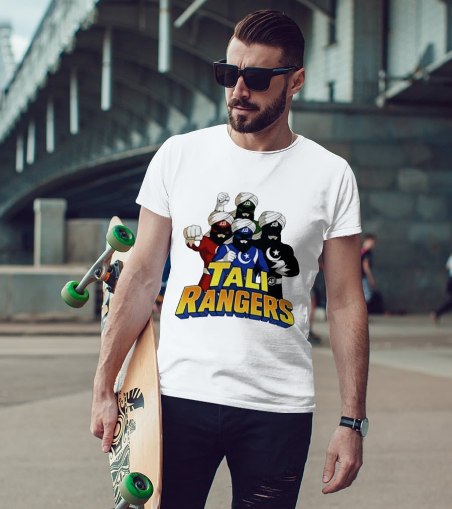 Tali Rangers Turban Wearing Superhero Group T-Shirt
